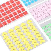 Brynna Silicone Tactile Bump Dots Impaired 200 Pcs Bump Dots for Visually Impaired Silicone Low Vision Braille Stickers Raised Tactile Dots for Keyboard Switches
