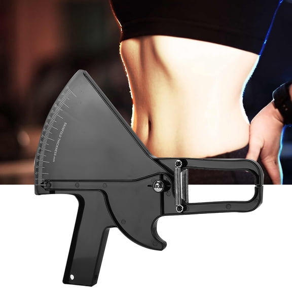 Brynna Skin Fold Measurement Body Fat Caliper, Portable Fitness Skinfold Measurement Tool Lightweight Durable Accurate Measure for Fat Measurement for Men