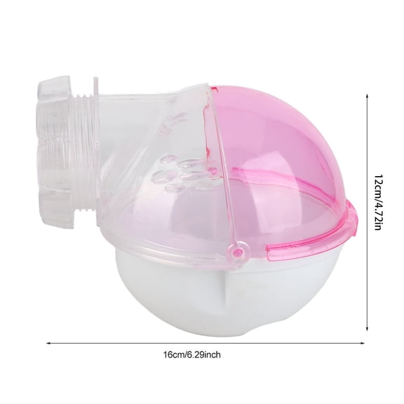 Brynna Small Pet Cages Plastic Lovely Hamster Running Exercise Wheel Plastic Small Pet Toy Rat Running Play Toy for Hamster Mouse and Other Small Furry Animals Clear Plastic Material