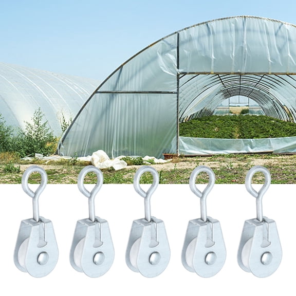 Brynna Small Pulley Cable Pulley, Pulley Long Service Life for Agriculture for Barns for Outdoor