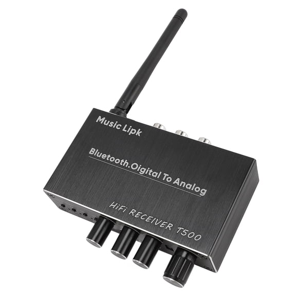 Brynna Speaker Converter Bluetooth Sound Receiver, Aluminum Alloy Digital Bluetooth Sound Receiver Adapter for Home Stereo