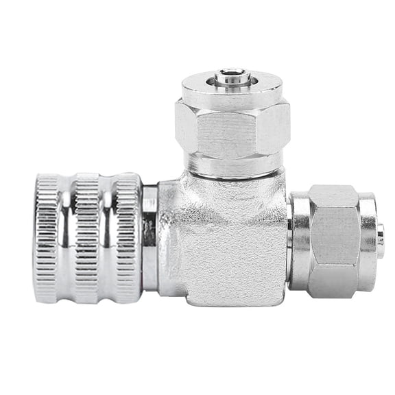 Brynna Stainless Steel Needle Valve Aquarium CO2 Regulator Needle Valve Bubble Counter Fish Tank Accessory for Aquarium System