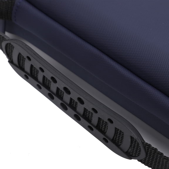 Brynna Storage Bag for Rog Ally Game Console Protective Case, Large Space Comfortable Handle Mesh Pockets Hard Shell Case Portable for Claw A1M Dark Blue