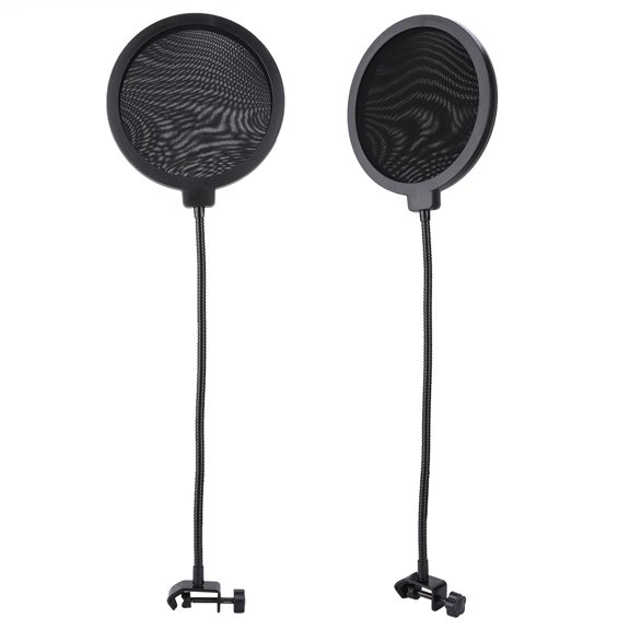 Brynna Studio FilterStudio 15.5cm Diameter Pop up Filter Spray Hood Microphone Recording Studio Pop Mic Filter Mask