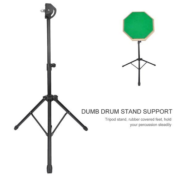 Brynna Tripod Bracket Dumb Drum Rack Metal Tripod Bracket Adjustable Shelf Support for Musicians