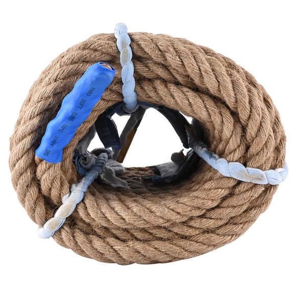 Brynna TuG OF War RopeJute Rope Strong sturdy Tug Of War String Rock Climbing 20m 65.6ft 20mm 0.8in 2764g