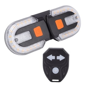 Brynna Turn Signals with Remote ControlSignals Bike Turn Signals USB Rechargeable IPX4 Water Proof LED Bike Split Back Turn Signals with Wireless Remote Control for Cycling Gear