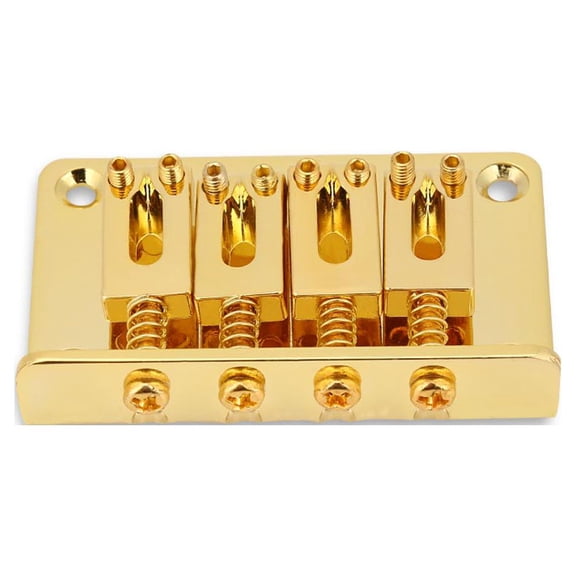Brynna Ukulele Bridge Guitar Bridge Adjustable Zinc Alloy 4 String Glossy Bass Ukulele Parts