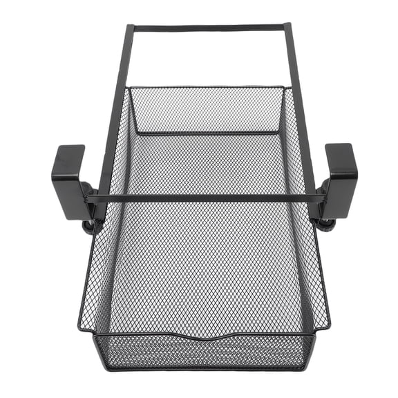 Brynna Under Desk Pen Holder Under Desk Drawer Organizer Hidden Metal Slide Out Under Table Storage Tray for Office Classroom