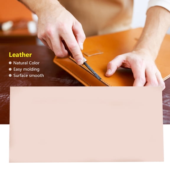 Brynna Vegetable Leather Handmade Tanned Vegetable Leather Ideal for Tooling, Stamping, Carving Color