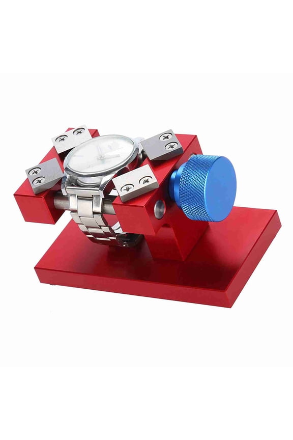 Watch Case Opener Watch Bezel Removal Tool Practical Opener Workbench Back Case Opener Tool Red Silver
