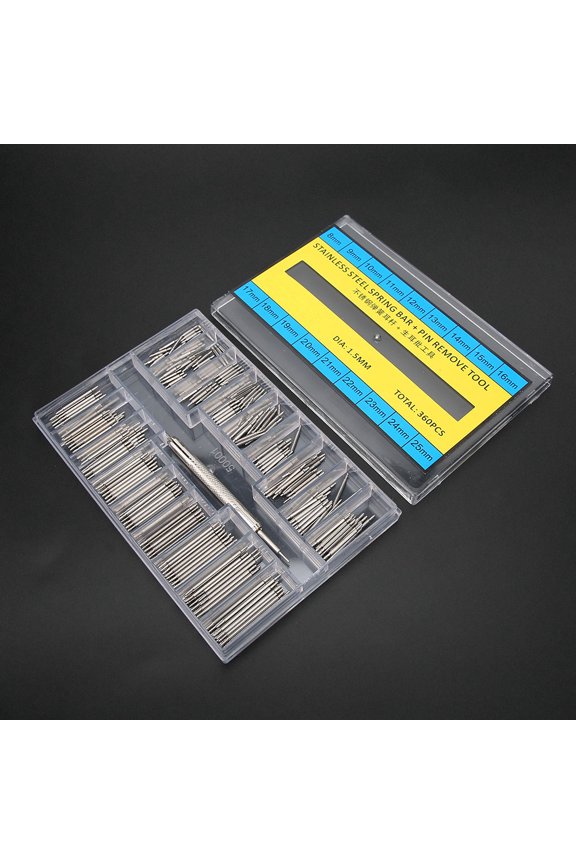 Watch Repair Tool Spring 360Pcs Double Ended Watch Band Spring Bars Pin Remove Tool Watch Repair Tool