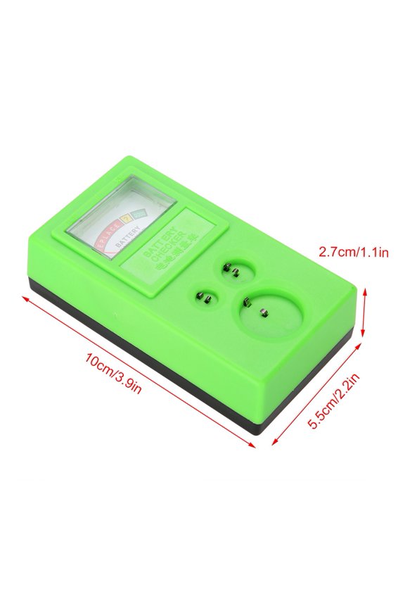 Watch Repair Tools Cell Tester, Lightweight and Portable Watch Battery Checker for Watch Repairing Workers, Compact Mini Battery Test Tool with Red, Yellow, Green Condition Zones
