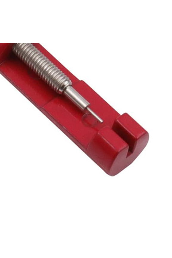 Watch Resizing Kit Watch Link Removal Kit, Repair Tools Watch Adjustment Tool Kit Professional Stainless Steel Band Replacement for Watchmaker Red