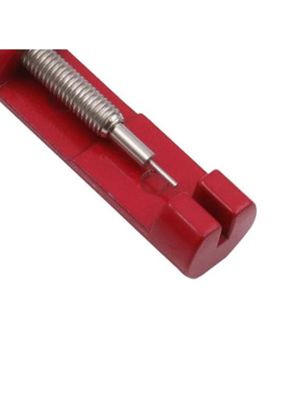Watch Resizing Kit Watch Link Removal Kit, Repair Tools Watch Adjustment Tool Kit Professional Stainless Steel Band Replacement for Watchmaker Red