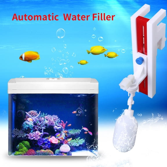 Brynna Water Controller Nonelectric Auto Water Filler Plastic Water Level Controller for Aquarium Fish Tank with Holder