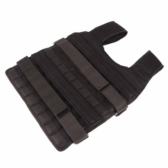 Brynna Weight VestBreathable Mesh 15KG Weighted Vest, Premium Design, Adjustable, Compression Foam Pad, Strength Training Jacket for Workout Fitness, 32 Pockets for Sands or Weights, Black,