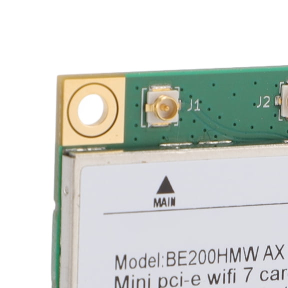 Brynna WiFi 7 Network CardMini PCI E WiFi Card, Low Power Consumption WiFi 7 Network Card Fast Connection 8774Mbps Higher Transmission Rate Plug and Play for PC Without Antennae