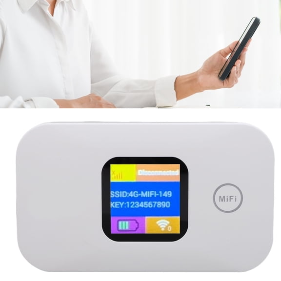 Brynna WiFi Router Hotspot4G 5G Mobile Hotspot, Portable WiFi Hotspot Supports 10 Devices for RV for Camping
