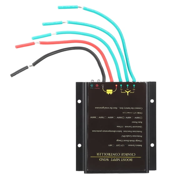 Brynna Wind Power Regulator Wind Generator Controller, Waterproof Wind Charge Controller 48V 800W IP67 Protection Safety for Home Use