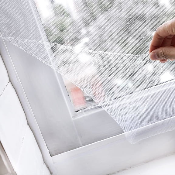 Brynna Window Screening Net Self Adhesive Window Screening Mesh Anti Bugs Flies Insects Room Curtain130x150cm