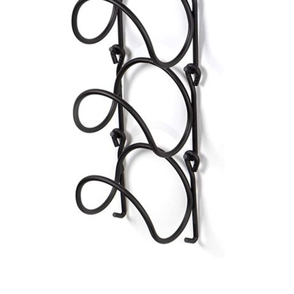 Brynna Wine Bottle Racks for Kitchen Wine Holder, Wine Rack Wrought Iron Wall Mounted for Kitchen