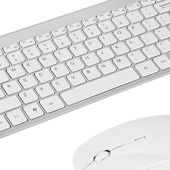 Brynna Wireless Keyboard ComboKeyboard, 2.4GHz Wireless Keyboard Combo for Desktop Laptop for Computer