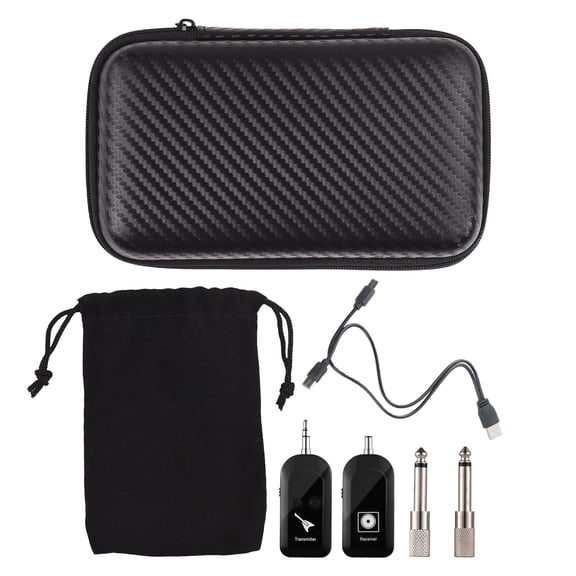 Brynna Wireless Set 2.4G Wireless Guitar Set with Zero Latency, 16 Selectable Frequency Points, and 30M Transmission Distance for Electric Guitars, Pianos, Violins,