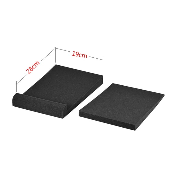 Brynna isolation foam Pad 2 Sets/Pack Studio Monitor Speaker Isolation Foam Pads Max. 11 x 7.4 Inch Usable Area