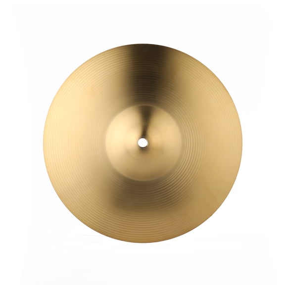 Brynna rum Instrument Cymbals Alloy Brass Crash Cymbal Drum Instrument Cymbals Practical Alloy Cymbal for Percussion Instruments Players Beginners