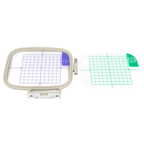 Brynna sewing hoop frame Embroidery Hoop Embroidery Frame Sewing Hoop Set 4pcs Clear Grid Accurate Alignment Replacement Markings with Adjustment Screw for PE700 PE700II PE750D PE770 PE780D