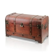 Brynnberg Dallas 15.3''x8.7''x11'' Pirate Treasure Chest Storage Box