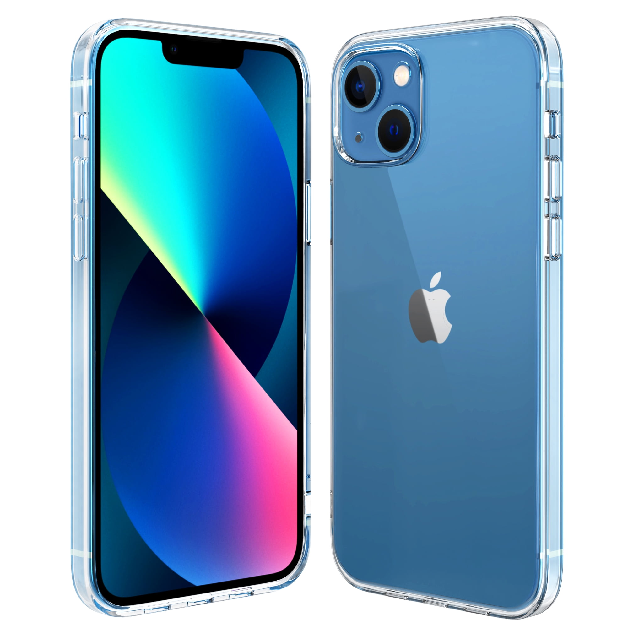 Brynne for Iphone 13 Case, Clear Shockproof Protective Phone Case Slim