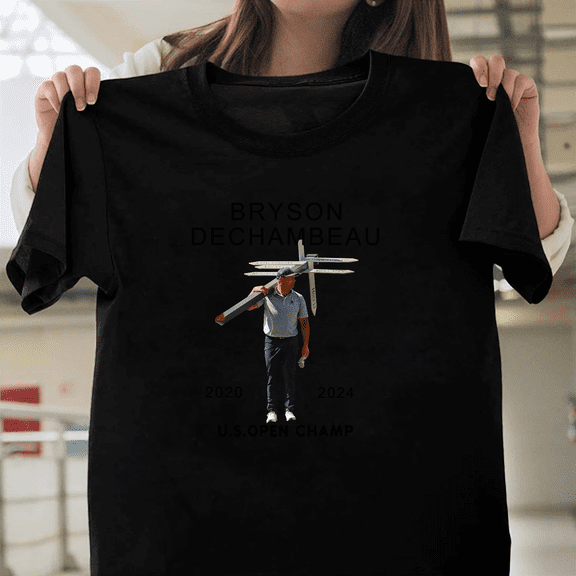 Bryson DeChambeau US Open Champion 2024 Golf Professional Sport Fan Art V50490 Unisex T-Shirt, Size Up to 5XL
