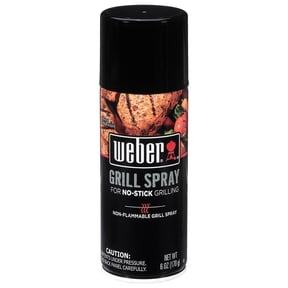 Weber Grill Non-Stick Cooking Spray, Non-Flammable, 6 oz Bottle