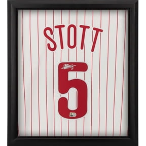 Bryson Stott Philadelphia Phillies Framed Autographed White Replica Jersey Shadowbox - Fanatics Authentic Certified