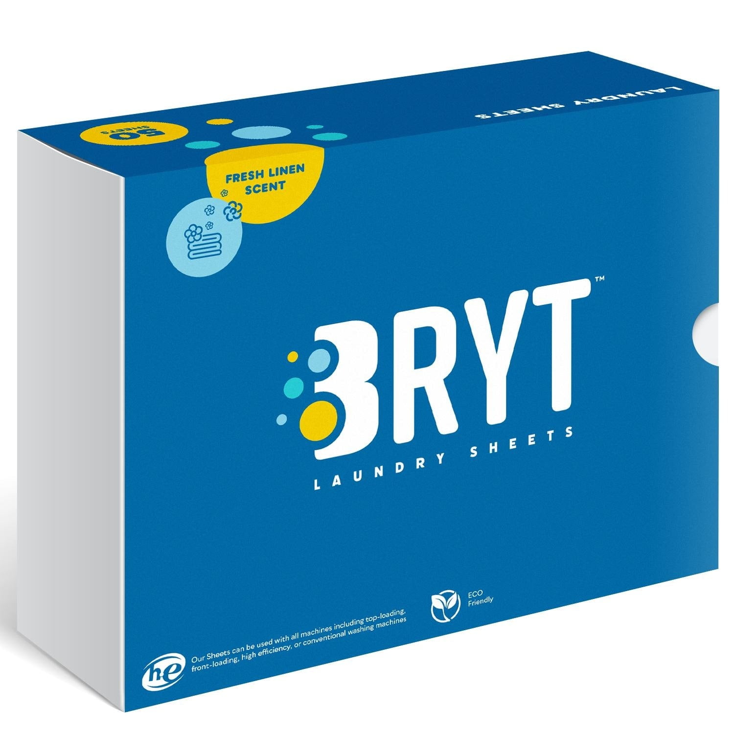 Bryt NonToxic Laundry Detergent Sheets Biodegradable, Zero Waste