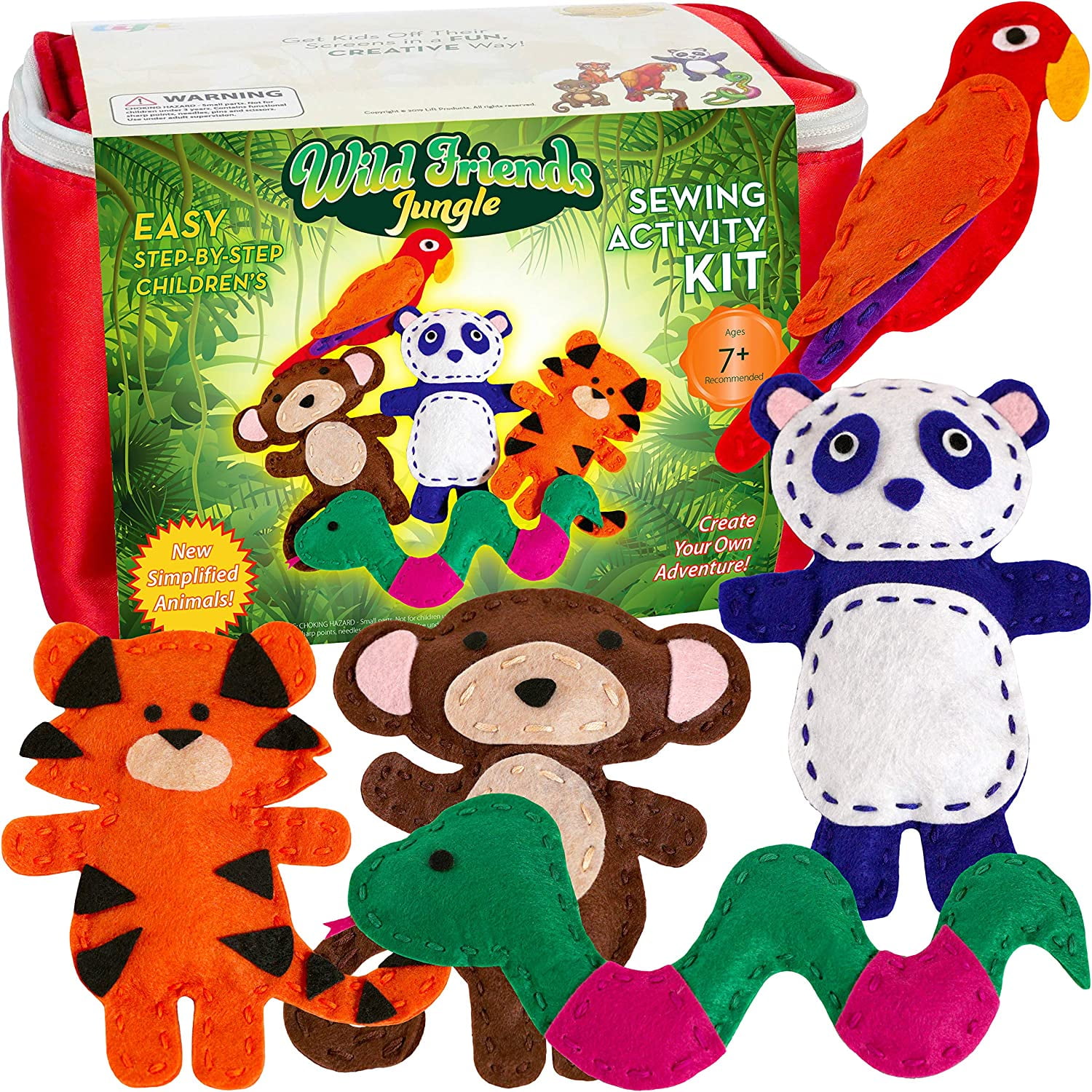 Bryte Jungle Animals Sewing Kit for Kids: A Fun DIY Brazil