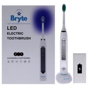 Bryte LED Electric Toothbrush Kit , 5 Pc Electric Toothbrush, 2 Toothbrush, Charger Base, Charging Cable