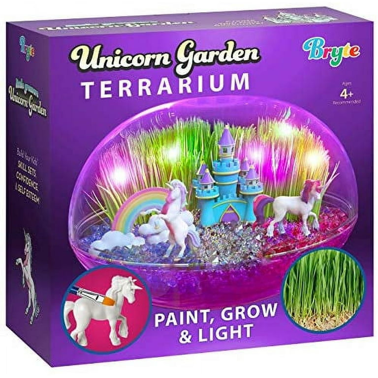 Bryte Unicorn Terrarium Kit for Kids