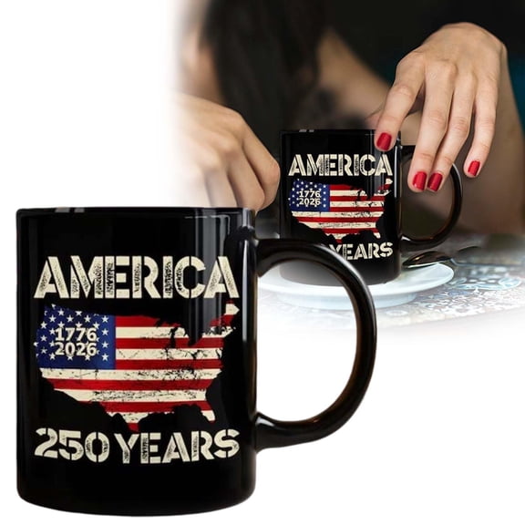 Brythos 250th Anniversary Decanter Set, America We The People Heritage Glass, 1 Decanter with Whiskey Glass for Liquor Scotch Bourbon Wine, Patriotic Fathers Day Gift (Black 03)