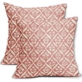 thumbnail image 1 of Brythos 2Pcs Throw Pillow Covers,Soft Versatile Home Refresh Pillow Covers,Thick Breathable Cotton-Linen Couch Pillow Covers,Pinkcream,20"X20", 1 of 5