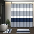 thumbnail image 1 of Brythos 4Pcs Shower Curtain Set,Bathroom Rug Set,Bathroom Sets,Style8,72"X72", 1 of 6