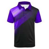 Brythos Golf Shirts for Men,Premium Lightweight Fabric Mens Polo Shirts Short Sleeve,Stylish and Versatile Mens Golf Shirt,Purple,S
