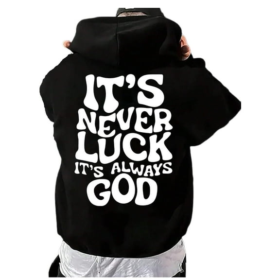 Brythos Hoodies for Men,Comfortable Stretch Fabric Mens Hoodie,Classic Versatile Style Pullover Hoodies,Black,Xxxxl