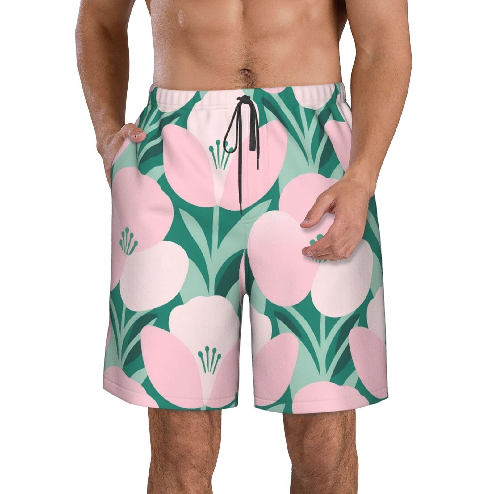 MEN'S ELASTIC WAIST BOARDSHORT BAHIA BLISS
