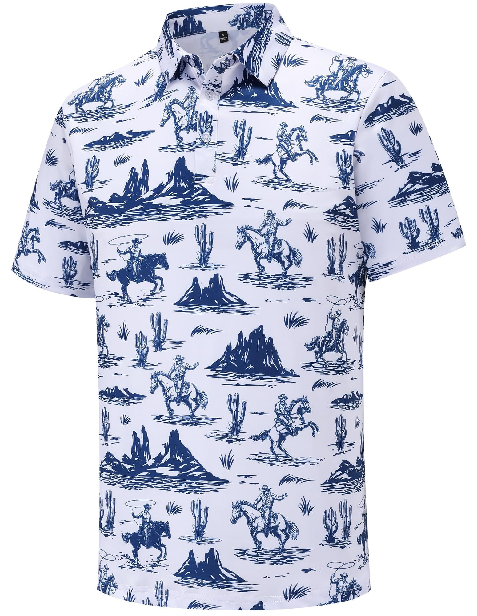 Brythos Men #39 s Golf Shirts Printed Performance Wicking Brythos Men #39 s Golf Shirts Printed Performance Wicking