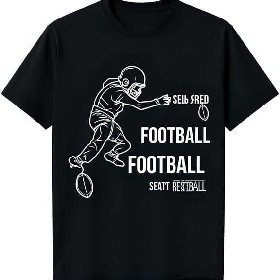 Brythos Men's Printed T-Shirt - Gender-Neutral Design With Round Neck And Simple,XL