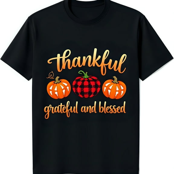 Brythos Men's Printed T-Shirt - Halloween-Themed Cotton T-Shirt,L