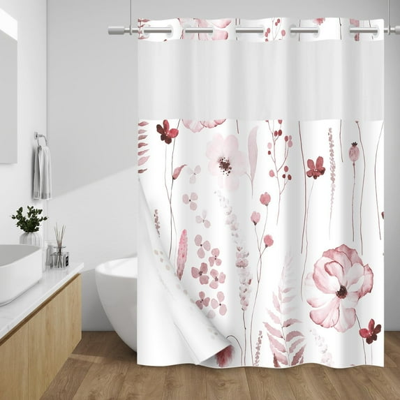 Brythos Shower Curtains,Easy Care & Maintenance Shower Curtains for Bathroom,User-Friendly Comfort Design Fabric Shower Curtain,Purple,72"X78"